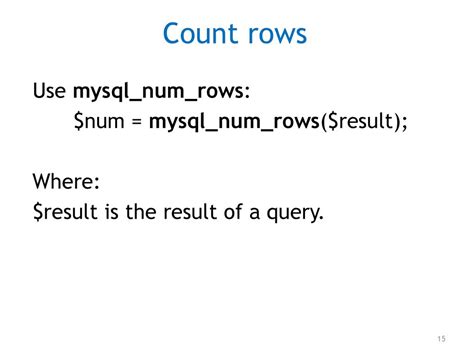 mysqli numrows|mysql count rows.